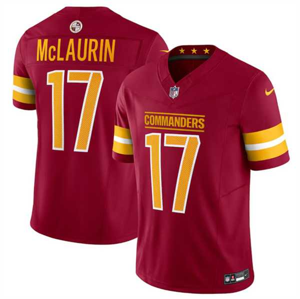 Men & Women & Youth Washington Commanders #17 Terry McLaurin Burgundy 2024 F.U.S.E. Vapor Limited Football Stitched Jersey